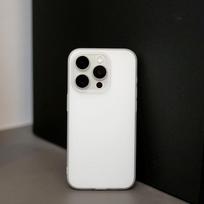 Luxury Matte Silicone Soft Case For iPhone 16e 16 15 14 13 Pro Max Plus Mini Transparent Ultra Thin Shell Solid Black Back Cover iPhone 15 Pro Max white