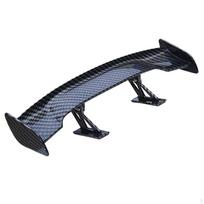 Compact Car Spoiler Wing for All Models - Easy to Install Carbon Fiber gray