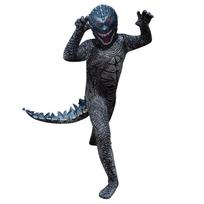 Godzilos Prieš King Kongą Cosplay Kostiumas Vaikams Dinozauras Monstras Helovino Kombinezonai + Galvos Apdangalas Animacinis Fantazija Karnavalo Rekvizitas Dovana 160cm black