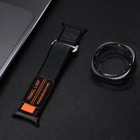Sportinis Nailoninis Dirželis Samsung Galaxy Watch Ultra 47mm Aliuminio Lydinio Korpusui Apyrankė SAMSUNG galaxy ULTRA 47 Juostos Priedas Galaxy Ultra 47mm black