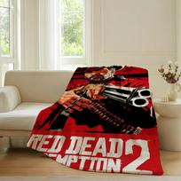 Game R red D dead R redemption Blanket For Sofa Office Bed Plane Travel Sleep Read Relax Camping Soft And Warm 75x90cm