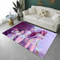 Kpop Demonų Medžiotoja Rumi Mira Zoey Animacinių Filmukų Grupės Kilimas Žaidimų Kambariui Miegamajam Svetainei Sofai Namų Dekoras, Plotinis Kilimas Neslystantis 40x60cm
