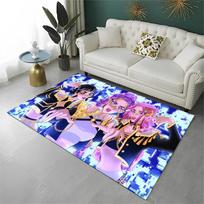 Kpop Demonų Medžiotoja Rumi Mira Zoey Animacinių Filmukų Grupės Kilimas Žaidimų Kambariui Miegamajam Svetainei Sofai Namų Dekoras, Plotinis Kilimas Neslystantis 40x60cm