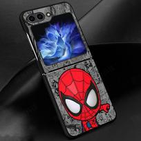 Dėklas Samsung Galaxy Flip4 Flip6 Z Flip 7 6 5 4 3 Flip3 Flip7 FE Flip5 Galinis telefono dangtelis Funda Marvel Žmogus-voras Šaunus Galaxy Z Flip5