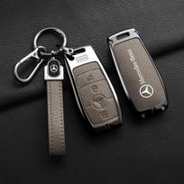 2025 Naujo automobilio išmaniojo nuotolinio rakto dėklas Dangtelis Apsauginis Korpusas Mercedes Benz A C E S G Klasės GLC CLE CLA W177 W205 W213 W222 X black