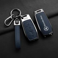2025 Naujo automobilio išmaniojo nuotolinio rakto dėklas Dangtelis Apsauginis Korpusas Mercedes Benz A C E S G Klasės GLC CLE CLA W177 W205 W213 W222 X black