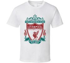 Liverpool FC futbolas futbolo BPL FIFA UEFA marškinėliai vyriški moteriški marškinėliai viršus L white