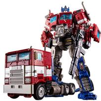Transformuojamas žaislas Robotas Automobilis Lydinio vadas Optims Prima Veiksmo figūrėlė Kino serija Vaikų gimtadienio dovana gray