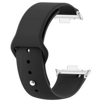 Silikoninis dirželis xiaomi Redmi Watch 6 5 4 Priedai Sportinis Pakeičiamas dirželis apyrankė Xiaomi Band 8/9 pro dirželiams for redmi watch 5 black