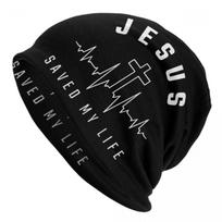 Jesus Christ The Way The Truth Life Skullies Beanies Caps Knit Hat Religion Cross Christian Faith Bonnet Hats Outdoor Ski Cap Beanies Hat black