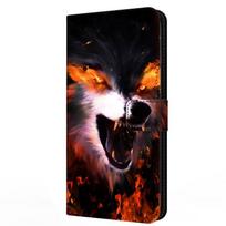 Gėlėta odinė piniginė-dėklas Samsung A27 A17 A07 A37 A57 Funda Prabangi magnetinė knygutė apverčiamas dangtelis Funda Galaxy A 17 07 37 57 27 -Sumsung A57 5g&Case and Strap black