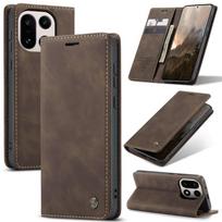 OnePlus 15 dėklas CaseMe Magnetinis Retro Odinis Atverčiamas Piniginė Stovas su Kortelės Lizdu One Plus 15 OnePlus 15 gray