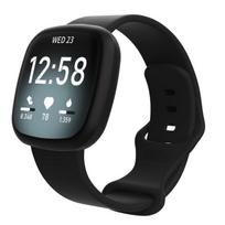 For Fitbit Versa 3 / Sense Silicone Watch Band, Size: S(Purple) Size: S juoda