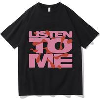 Lost Frequencies CIEL Radio Cargo Listen To Me T-shirt Hip Hop Unisex Streetwear Short Sleeve Cotton Fashion TShirt Clothes Tops M pink