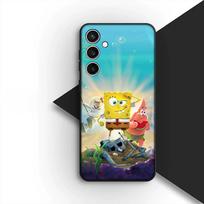 Dėklas Samsung Galaxy S20 S22 S21 FE Ultra Plus A07 A17 A15 A16 A25 A57 A37 Telefonui Minkštas dėklas S-SpongeBobs S-SquarePants Galaxy A15