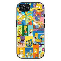 Tapetai S-Simpsons-Anime dėklas telefonui Samsung Galaxy S25 Edge S24 S23 FE Plus Ultra A16 A15 A55 A57 5G Apsauginis dangtelis Galaxy S23 Ultra yellow