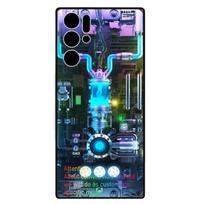 For ZTE nubia Red Magic 9 Pro 9 Pro Plus 10S Pro 10 Pro Plus 8 8s 7 7s 6 6s Pro 8 Pro Plus LED Flash Case With Glass Back Cover 9Pro or 9Proplus