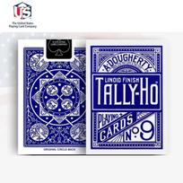 Tally-Ho No.9 žaidimo kortos USPCC Ventiliatoriaus/Apvalaus nugarėlės kaladė Pokerio dydžio Magijos kortų žaidimai Magijos triukai Rekvizitas iliuzionistui levanda