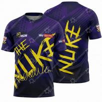Vasaros vyriški PDC Luke Littler smiginis The Nuke gerbėjų 3D marškinėliai trumpomis rankovėmis 6XL juoda