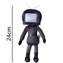 38 vnt. Skibidi Tualeto pliušinis minkštas žaislas Kamerininkas TV Žmogus Skibidi Dop Dop Taip Taip Titanai Vaizdo įrašytojas Garsiakalbis Žmogus Lėlė black