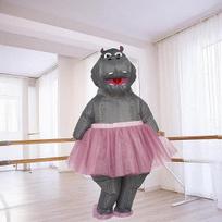 Helovino karšto pardavimo pripučiami kostiumai: Hipopotamas, Krokodilas, Kupranugaris gray
