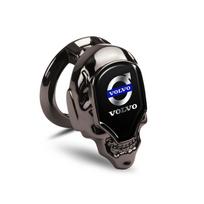 Automobilio variklio uždegimo paleidimo jungiklio apsauginis dangtelis Vienu paspaudimu paleidimo mygtuko lipdukas Volvo V40 V50 S40 S80 S90 XC90 S60 XC40 V60 ruda