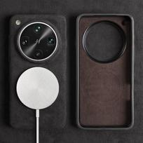Pilnos apsaugos magnetinis dėklas, skirtas OPPO X9 Ultra X6 X7 x8pro, ALCANTARA dirbtinės odos Supercar Suede telefono dėklas Fur Leather&OPPO Find X9