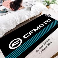 Interjero kilimėlis CFmoto Racing Durų kilimėlis Neslystantis pėdų kilimėlis prieškambariui Virtuvės kilimas Miegamojo lovūžio kilimėliai Plaunami namų dekoracijos 40cm x 60cm white