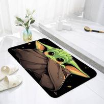 Žvėrių Karalystės-Kūdikio-Yoda Grogu Kilimas Vonios kambario neslystantis kilimėlis Durų kilimėlis Įėjimo durų kilimėlis Įbrėžimams atsparus durų kilimėlis 40cm x 60cm gray