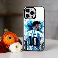 Lionelio Messi telefono dėklas iPhone 17,16,15,14,13,12,11 Plus,Pro Max,XS, Spalvingas SidabrinisTelefono dėklas Funda Dangtelis iPhone17