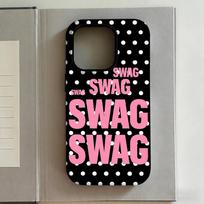 Telefono dėklas iPhone 17 16e 16 15 14 13 12 11 X XS XR XSMAX 7 8 Air Pro Max Plus, prabangus Y2K stiliaus SWAG, dvigubo sluoksnio galinis dangtelis iPhone 12 Pro