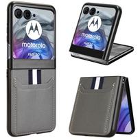 PU odos dėklas Motorola Razr 70 60 0 40 Ultra Moto Razr+ Plus    Dangtelis Kortelių Slots Lengvas Coque Fundas Motorola Razr 60 Ultra