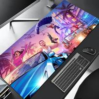 Rockstar Gta Grand Theft Auto Pelės padelis Animacinis Užrakintas kraštas Didelis žaidimų padelis Kompiuterio Žaidėjo Klaviatūros kilimėlis Stalo Pelės padelis PC Stalo Pa 40x80x0.2cm