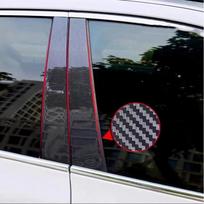 Naujas Karštas 8 VNT Poliruoti Stulpelių Apdailos Dangteliai Tinka Porsche Cayenne 2018 - Langų Apdailos Dangtelis BC Stulpelio Lipdukas Carbon fiber 8pcs gray
