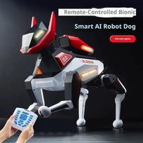 2026 Naujas dirbtinio intelekto išmanusis robotas šuo augintinis Aukščiausios klasės technologija Elektroninis šuo Bioninis dirbtinis robotas Žaislas Technologija Augintiniai Vaikų žaislas raudona