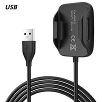 Įkrovimo laidas Whoop 5.0/MG Basic įkrovikliui 1M/3.3 Ft Nešiojamas dizainas Atsparus vandeniui Suderinamas su Whoop 5.0 įkroviklio pakeitimu USB &1M juoda
