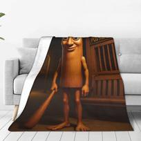 Tung Tung Tung Sahur Antklodė Kokybiška Minkšta Šilta Mesti Antklodė Pavasaris Vaikams Namų Dekoras Spausdintas Lovatiesė Size: 75*100cm, Weight: 230 GSM