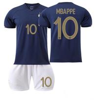 Prancūzija Namų Pasaulio taurė Numeris Mbappė Nr. 10 Džersio Futbolo Džersio Rinkinys Komandos Uniforma #16 blue
