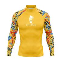 Unisex UV apsauga nuo bėrimų ilgomis rankovėmis maudymosi marškinėliai Banglenčių sportui, nardymui, snorkelingui, vandens sportui Vasara 7XL