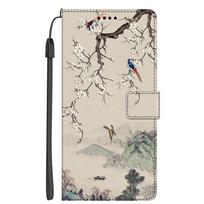 Odinis dėklas su atlenkiamu stoveliu Xiaomi 17T Pro 17T Xiaomi 17 Ultra 17Max 5G Dangtelis Gėlių Piniginė Knyga Fundas for Xiaomi 17 Max Laikiklis For Xiaomi 17 Max beige