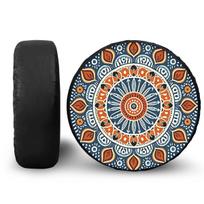 Bohemiško stiliaus vandeniui atsparus PU padangos užvalkalas Džipui, kemperiui, visureigiui 14 inch black