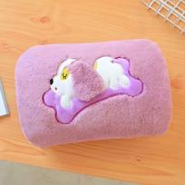 Rechargeable Hot Water Bag Washable Explosion-Proof Heating Pad Girls' Belly Warming Hand Warmer Plush Cute Cartoon Electric Heater Pink rožinė