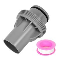 38mm baseino jungtis Greita jungtis Filtro siurblio adapteris P6916 antžeminiam baseinui 2 gray