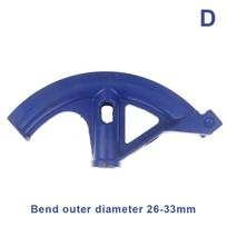 1Pc Portable Manual Steel Pipe Bender Tube Bending Forming Tools Easy Angle Curves Tube Bending Machine Conduit Bender Head Bend OD 26-33mm