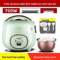 Mini Smart Multi-Functional Ceramic Rice Cooker for Home and Dormitory with Steaming and Cooking Features Tea Green - Mechanical - Thick Kettle Liner