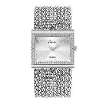 Luxury Quartz Wrist Watch Steel Strap Dress Watch Vintage Ladies Wristwatch  for Women sidabras