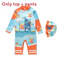Vaikų ryklių animacinis plaukmenų kostiumas iš poliesterio medžiagos plaukimui ir vandens sportui Cycling Dinosaur,2XL(Child) blue
