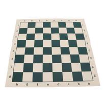 PVC Chess Chessboard Only Portable Soft Chess Board Standard Chessboard for Travel Outdoor Camping 34.5x34.5cm white