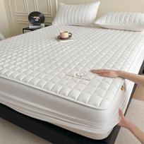 Medvilninis paminkštintas čiužinio užvalkalas – Visiškai uždengiantis apsauginis rinkinys nuo dulkių 90x190cm Bed Cover