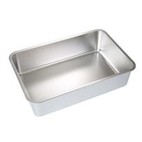 Ypač didelė atvira nerūdijančio plieno kraiko dėžutė Meino meškėnams - Apsauganti nuo taškymosi, lengvai valoma 50*35*10cm (up to 6 lbs)